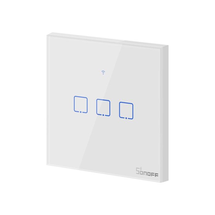 SONOFF pametno stensko stikalo Wi-Fi + RF433 trojno T1EU3C-TX SONOFF pametno stensko stikalo Wi-Fi + RF433 trojno T1EU3C-TX