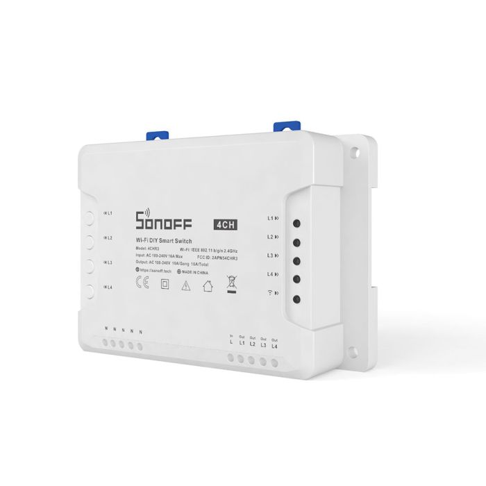 SONOFF pametno stikalo Wi-Fi stikalo 4-kanalni 4CHR3 SONOFF pametno stikalo Wi-Fi stikalo 4-kanalni 4CHR3