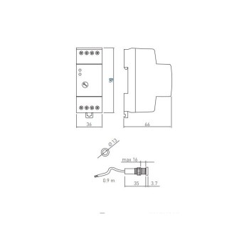 GTV luksomat, svetlobni senzor, 4800W, nastavljiv