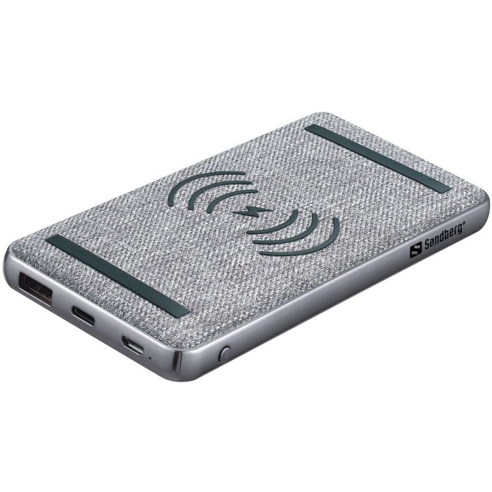 Sandberg Powerbank 10000 mAh PD 20W + QI Wireless prenosna baterija Sandberg Powerbank 10000 mAh PD 20W + QI Wireless prenosna baterija