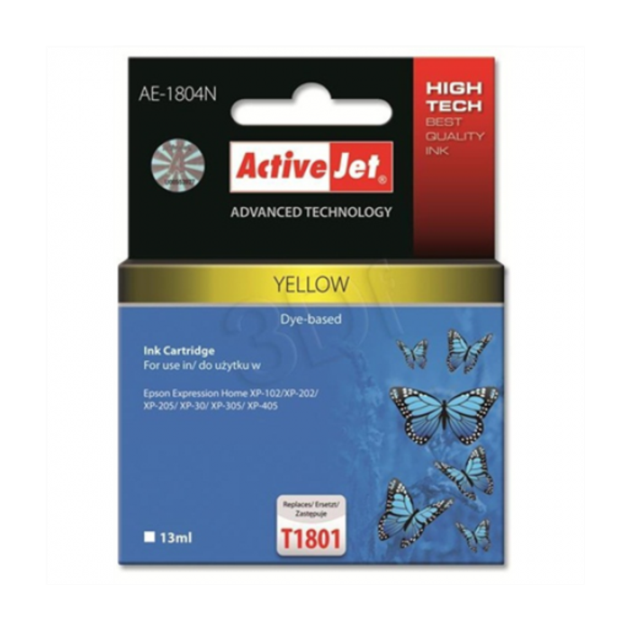 ActiveJet rumeno črnilo Epson T1804 ActiveJet rumeno črnilo Epson T1804