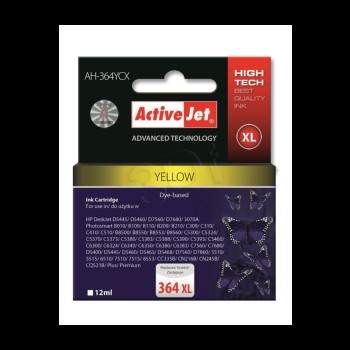 ActiveJet rumeno črnilo HP 	CB325EE 364 XL