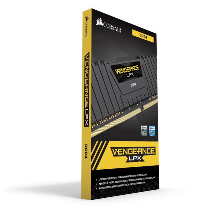 Corsair VENGEANCE LPX 16GB (2 x 8GB) DDR4 DRAM 3200MHz PC4-25600 CL16, 1.2V/3.5V Corsair VENGEANCE LPX 16GB (2 x 8GB) DDR4 DRAM 3200MHz PC4-25600 CL16, 1.2V/3.5V
