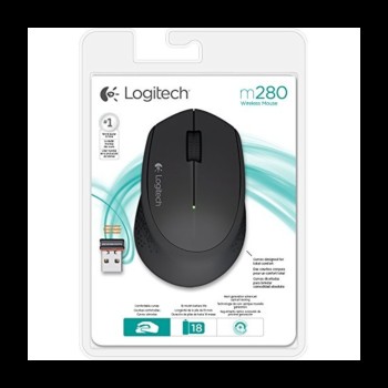 Logitech M280 Wireless miška, črna