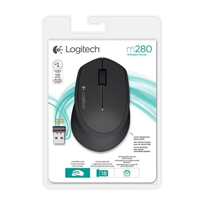 Logitech M280 Wireless miška, črna Logitech M280 Wireless miška, črna