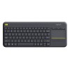 Brezžična tipkovnica Logitech K400 Plus Wireless Touch črna (Unifying, SLO gravura) Brezžična tipkovnica Logitech K400 Plus Wireless Touch črna (Unifying, SLO gravura)