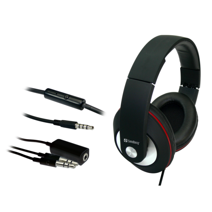Sandberg Playn Go Headset Black Sandberg Playn Go Headset Black