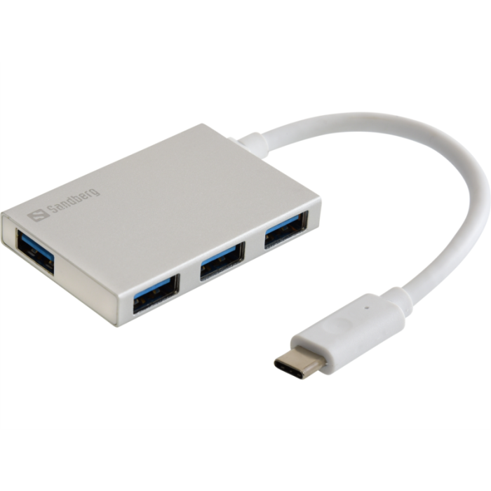 Sandberg USB-C na 4xUSB 3.0 hub Sandberg USB-C na 4xUSB 3.0 hub