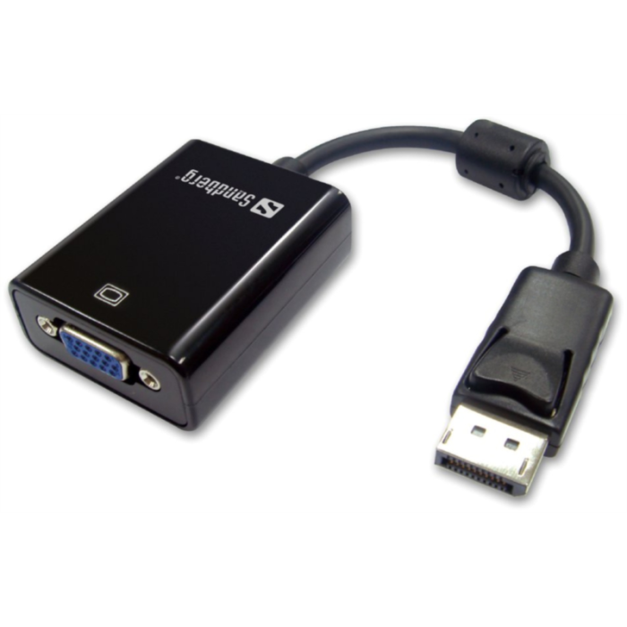 Sandberg Adapter iz DisplayPort na VGA priključek Sandberg Adapter iz DisplayPort na VGA priključek