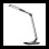 TaoTronics touch control Iron Gray LED namizna svetilka TT-DL16