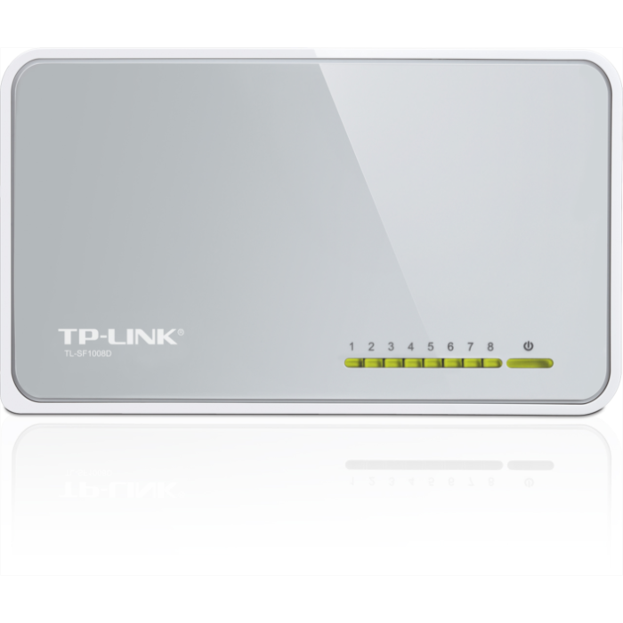 TP-LINK SF1008D 8 port SF1008D 100Mbps mrežno stikalo / switch TP-LINK SF1008D 8 port SF1008D 100Mbps mrežno stikalo / switch