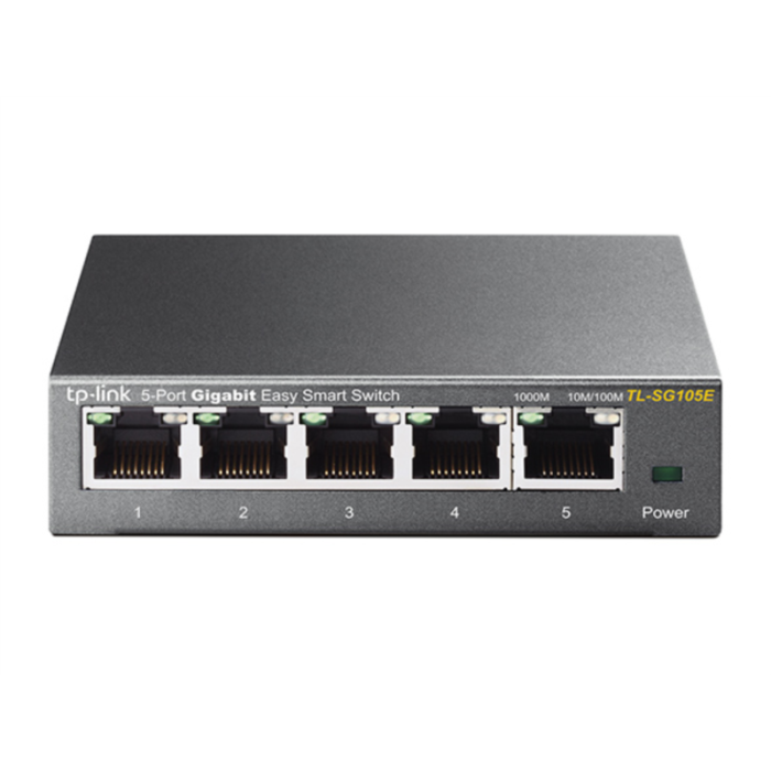 TP-LINK SG105E 5 port Gigabit mrežno stikalo / switch TP-LINK SG105E 5 port Gigabit mrežno stikalo / switch