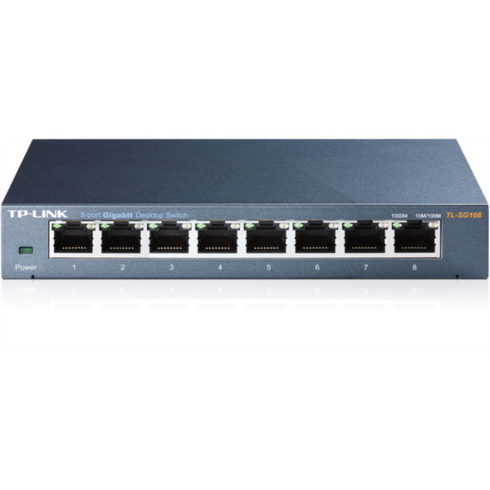 TP-LINK SG108 8 port Gigabit mrežno stikalo / switch TP-LINK SG108 8 port Gigabit mrežno stikalo / switch