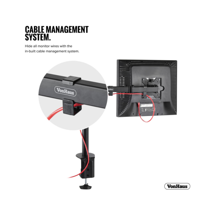 VonHaus enojni namizni nosilec za monitor (13-32) VonHaus enojni namizni nosilec za monitor (13-32)