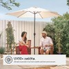 VonHaus 2,7M senčnik samostoječi UV30 bež VonHaus 2,7M senčnik samostoječi UV30 bež