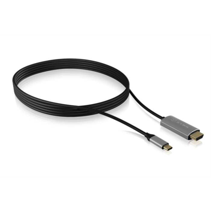 Icybox kabel iz USB-C na HDMI s podporo za 4k@60Hz Icybox kabel iz USB-C na HDMI s podporo za 4k@60Hz