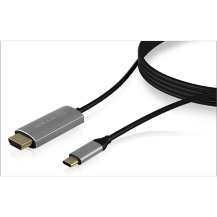 Icybox kabel iz USB-C na HDMI s podporo za 4k@60Hz Icybox kabel iz USB-C na HDMI s podporo za 4k@60Hz