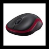Logitech M185 Wireless mini miška, rdeča
