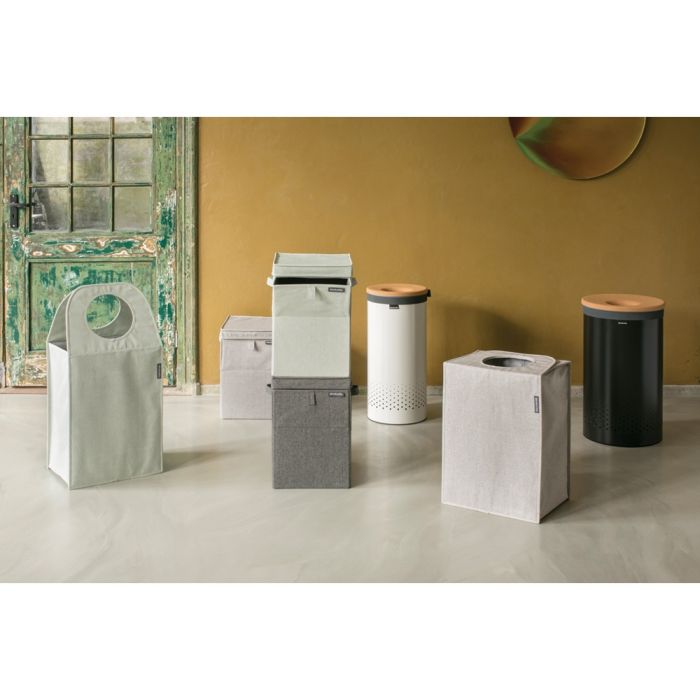 Brabantia koš za perilo 35L okrogel, bel Brabantia koš za perilo 35L okrogel, bel