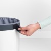 Brabantia koš za perilo 35L okrogel, bel Brabantia koš za perilo 35L okrogel, bel