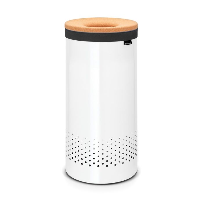 Brabantia koš za perilo 35L okrogel, bel Brabantia koš za perilo 35L okrogel, bel