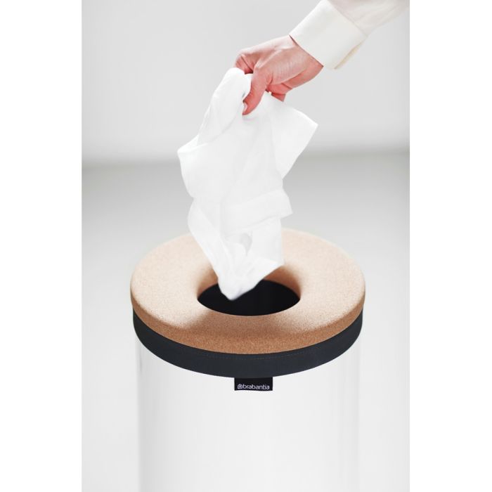 Brabantia koš za perilo 35L okrogel, bel Brabantia koš za perilo 35L okrogel, bel