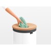 Brabantia koš za perilo 60L okrogel, bel Brabantia koš za perilo 60L okrogel, bel