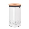 Brabantia koš za perilo 60L okrogel, bel Brabantia koš za perilo 60L okrogel, bel