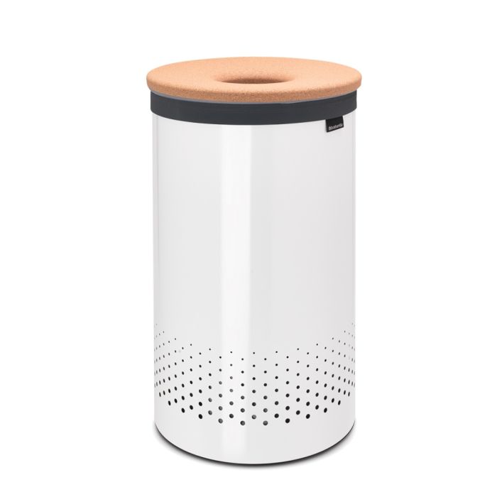 Brabantia koš za perilo 60L okrogel, bel Brabantia koš za perilo 60L okrogel, bel