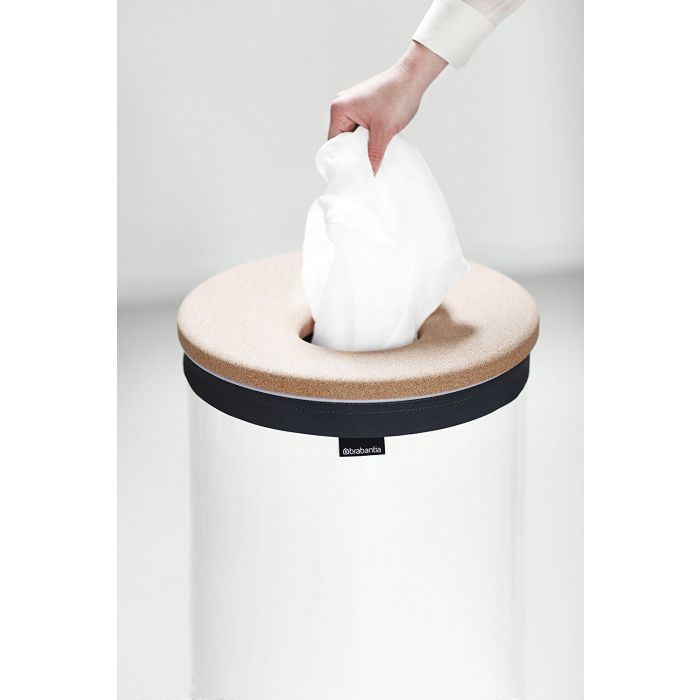 Brabantia koš za perilo 60L okrogel, bel Brabantia koš za perilo 60L okrogel, bel