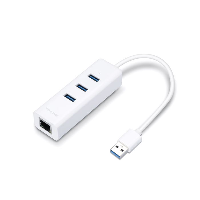 TP-LINK UE330 USB 3.0 3 portni HUB & RJ45 Gigabit Ethernet adapter TP-LINK UE330 USB 3.0 3 portni HUB & RJ45 Gigabit Ethernet adapter