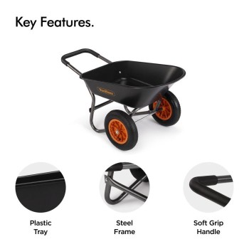 VonHaus dvokolesna samokolnica 78L VonHaus dvokolesna samokolnica 78L