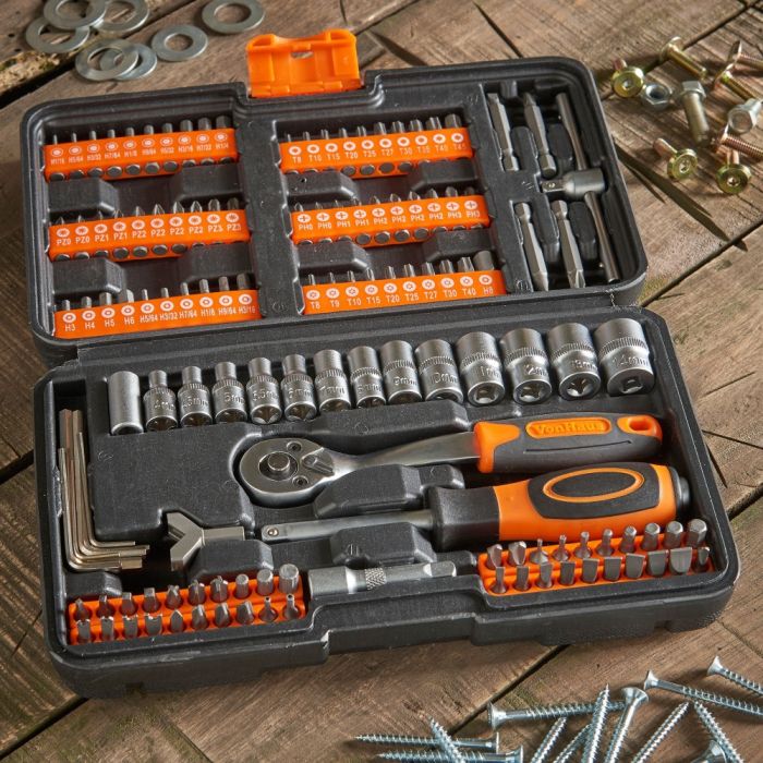 VonHaus 130 delni set natičnih ključev VonHaus 130 delni set natičnih ključev