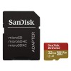SanDisk 32GB Extreme Micro SDHC A1 CL10 V30 UHS-I U3 100MB/s Mobile spominska kartica + adapter SanDisk 32GB Extreme Micro SDHC A1 CL10 V30 UHS-I U3 100MB/s Mobile spominska kartica + adapter