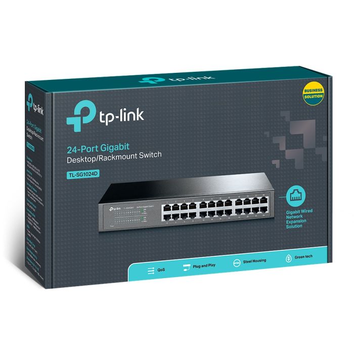 TP-link stikalo 24-port Gigabit 10/100/1000 TL-SG1024D TP-link stikalo 24-port Gigabit 10/100/1000 TL-SG1024D