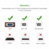 Ugreen Mini Display Port na VGA Converter črn 15cm - box Ugreen Mini Display Port na VGA Converter črn 15cm - box