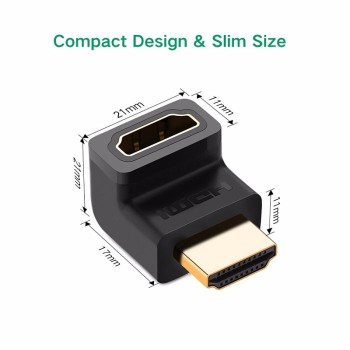 Ugreen HDMI M na Ž Adapter kotni - polybag Ugreen HDMI M na Ž Adapter kotni - polybag