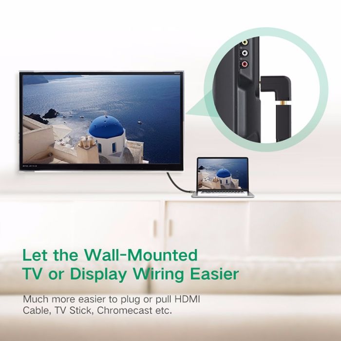 Ugreen HDMI M na Ž Adapter kotni - polybag Ugreen HDMI M na Ž Adapter kotni - polybag