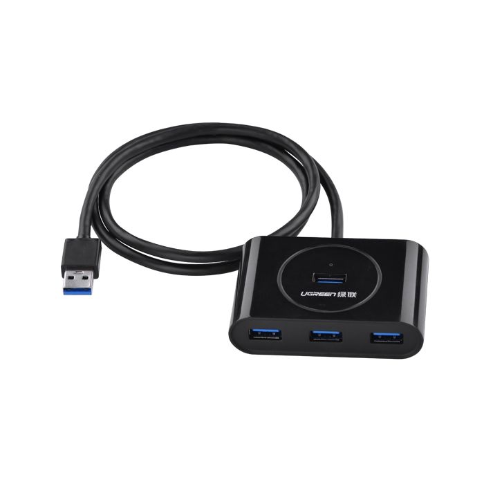 Ugreen USB 3.0 4 Ports Hub črn 0,5m - box Ugreen USB 3.0 4 Ports Hub črn 0,5m - box