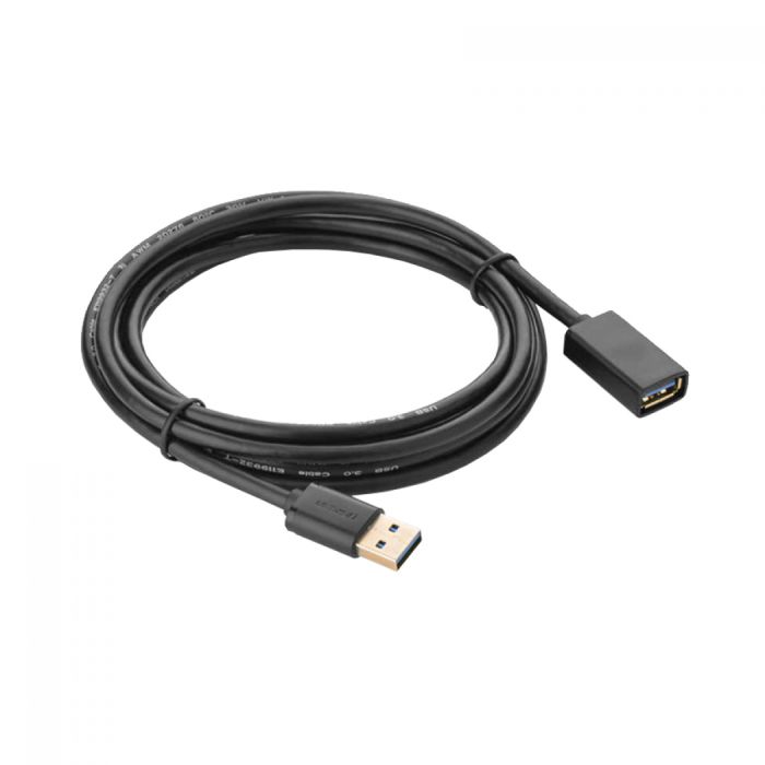 Ugreen USB 3.0 podaljšek (M na Ž) črn 1.5 m - polybag Ugreen USB 3.0 podaljšek (M na Ž) črn 1.5 m - polybag