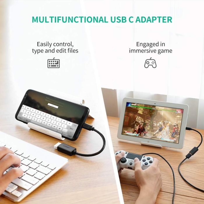 Ugreen USB-C (M) na USB 3.0 (Ž) OTG kabel črn - polybag Ugreen USB-C (M) na USB 3.0 (Ž) OTG kabel črn - polybag