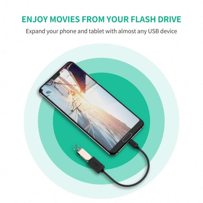 Ugreen USB-C (M) na USB 3.0 (Ž) OTG kabel črn - polybag Ugreen USB-C (M) na USB 3.0 (Ž) OTG kabel črn - polybag