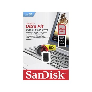 SanDisk Ultra Fit USB 256GB USB 3.1.do 400 MB/s