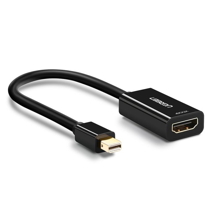 Ugreen Mini DisplayPort na HDMI (Ž) 4K adapter črn - box Ugreen Mini DisplayPort na HDMI (Ž) 4K adapter črn - box
