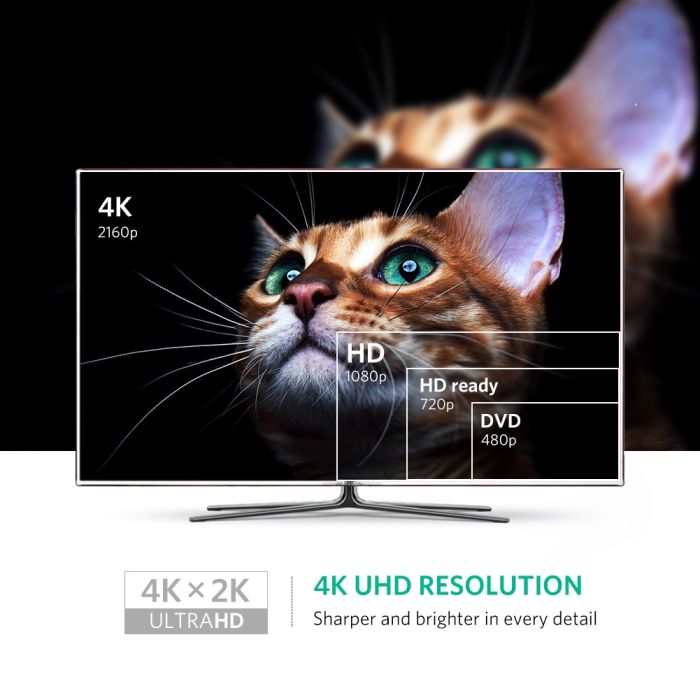 Ugreen Mini DisplayPort na HDMI (Ž) 4K adapter črn - box Ugreen Mini DisplayPort na HDMI (Ž) 4K adapter črn - box