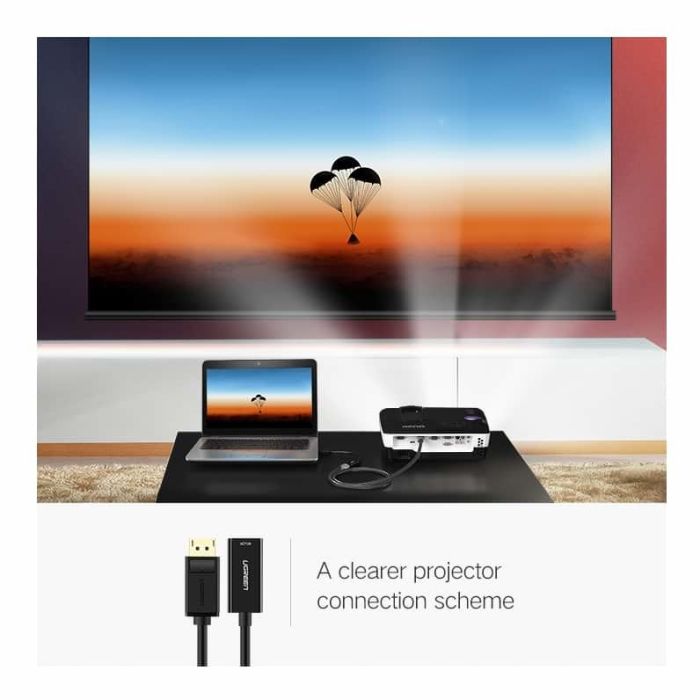 Ugreen DisplayPort na HDMI adapter 4K - box Ugreen DisplayPort na HDMI adapter 4K - box