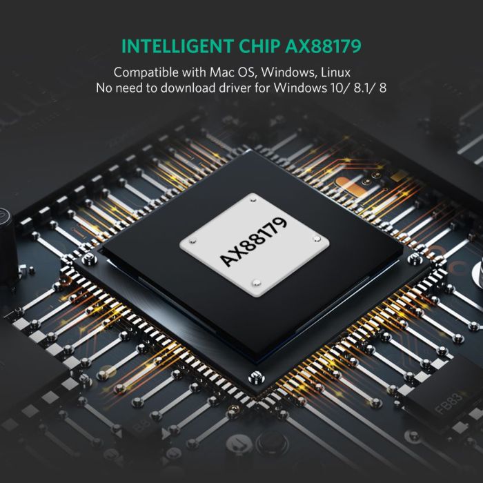 Ugreen USB-C Gigabit mrežna kartica - box Ugreen USB-C Gigabit mrežna kartica - box