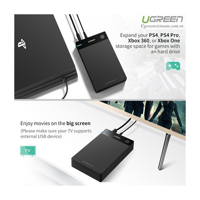 Ugreen 3.5 USB 3.0 na SATA HDD ohišje za disk - box Ugreen 3.5 USB 3.0 na SATA HDD ohišje za disk - box