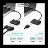 Ugreen USB-C na HDMI in VGA + PD adapter siv - box Ugreen USB-C na HDMI in VGA + PD adapter siv - box