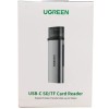 Ugreen USB-C OTG čitalec kartic TF/SD - box Ugreen USB-C OTG čitalec kartic TF/SD - box